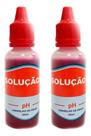 Kit 2 Reagentes Medição pH Vermelho de Fenol Piscina Kit 2 Reagentes Medição pH Vermelho de Fenol Piscina
