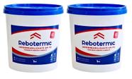 Kit 2 Rebotermic Impermeabilizante 800g Blinda Reboco