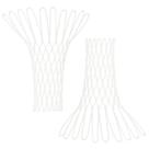 Kit 2 Redes De Basquete 12 Alças Malha Grossa Fio 2mm Tamanho Oficial + Abraçadeira Para Fixar