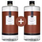 Kit 2 Refil Água Perfumada Via Aroma 1L Aromatizador Cheirinho de Roupa Tecidos e Ambientes