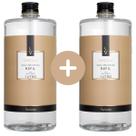Kit 2 Refil Água Perfumada Via Aroma 1L Aromatizador Cheirinho de Roupa Tecidos e Ambientes