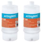 Kit 2 Refil Blindado Acqua AB 200BR/TR POU Rosca 1/2' Filtros tamanho 7' Acquabios Tripla Proteção Kit 2 Refil Blindado Acqua AB 200BR/TR POU Rosca 1/2' Filtros tamanho 7' Acquabios Tripla Proteção