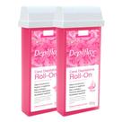 Kit 2 Refil Cera Depilatoria Corporal Profissional Depilação Roll On Depilflax Rosa 100g Kit 2 Refil Cera Depilatoria Corporal Profissional Depilação Roll On Depilflax Rosa 100g