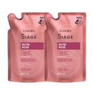 Kit 2 Refil De Shampoo Nutri Rosé Nutrição Raiz E Pontas 400ml Eudora Siàge