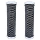 Kit 2 Refil Filtro Carbon Block Aquablock 10'' 5 Micras