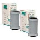Kit 2 Refil Para Filtro Frisbel 5 Carbon Block Hidrofiltros Branco