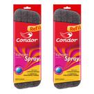 Kit 2 Refil para Mop Spray Esfregão Microfibra Limpeza Rapida Condor 1690R