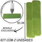Kit 2 Refil Para Mop Spray Perfect Pro Esfregão Limpeza Chão 50 cm