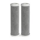 Kit 2 Refis Filtros BBI E230 Carbon Block 9" 3/4 - Cinza
