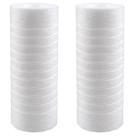 Kit 2 Refis Ranhurados de Reposição 7" Melt Blown para Filtro de Máquina de Lavar Maqlav Acquabios
