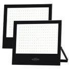 Kit 2 Refletor Blumenau de Led Slim 200W 6500K Preto Bivolt