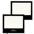 Kit 2 Refletor de Led Slim 150W Blumenau Preto Bivolt Kit 2 Refletor de Led Slim 150W Blumenau Preto Bivolt