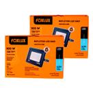 Kit 2 Refletor LED 100W Bivolt, Luz Branca 6.500K Foxlux