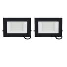 Kit 2 Refletor Led 50W Luz Branca Externa Slim IP65 Gaya Kit 2 Refletor Led 50W Luz Branca Externa Slim IP65 Gaya