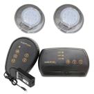 Kit 2 Refletor LED Piscina RGB 9W Inox + Central Compacta. Kit 2 Refletor LED Piscina RGB 9W Inox + Central Compacta.