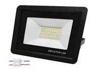 Kit 2 Refletor Led Slim 50w Branco Frio 6500k Kit 2 Refletor Led Slim 50w Branco Frio 6500k