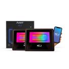 Kit 2 Refletor Led Smart Inteligente Wi Fi 50w RGB Colorido Bivolt Preto Cod: 290318179-2 Neo Avant