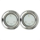 Kit 2 Refletores Led 6w RGB Inox S para Iluminação Piscina