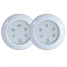 Kit 2 Refletores Led 9w RGB ABS para Iluminação Piscina