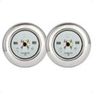 Kit 2 Refletores Led 9w RGB Inox S para Iluminação Piscina