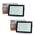 Kit 2 Refletores Led Philips Pila 150w Ip65 Holofote 6500k