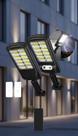 Kit 2 Refletores LED Solares Com Sensor e Controle