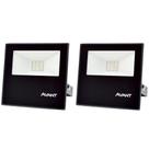Kit 2 Refletores LED Verde Avant em Alumínio SLIM-10 Bivolt de Sobrepor - CÓD 259105376