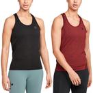 Kit 2 Regatas de Treino Feminina Under Armour RUSH Seamless Kit 2 Regatas de Treino Feminina Under Armour RUSH Seamless