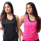 Kit 2 Regatas Dry Fit Feminina Academia Esporte Treino Corrida Leve