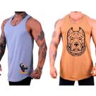 Kit 2 Regatas Machão Bulcri Fitness Masculina Academia