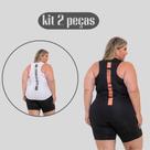 Kit 2 Regatas Plus Size Dry Fit Feminina Academia Kit 2 Regatas Plus Size Dry Fit Feminina Academia