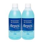 Kit 2 Removedor de Esmalte Solução à Base de Acetona 500ml Repos Cosméticos