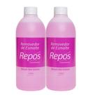 Kit 2 Removedor de Esmalte Solução Sem Acetona 140ml Repos Cosméticos