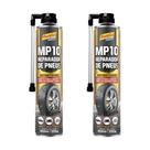 Kit 2 reparador de pneu furo instantâneo 400ml carro bike moto mundial prime