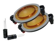 kit 2 Reparo D250x Paralelo fenolico para Som Acompanha 2 capacitores d 250 x