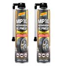 Kit 2 Reparo Pneu Instantâneo Furo Veda Enche Carro Moto sos