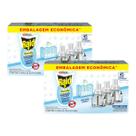 Kit 2 Repelente Raid Elétrico 45 Noites Raid Family 3 Refis Kit 2 Repelente Raid Elétrico 45 Noites Raid Family 3 Refis