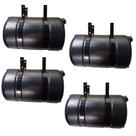 Kit 2 Reservatorio Barrica Corote Reforçado Preto Água P/Todos Caminhão/Carreta 25 Lts