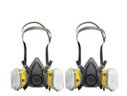 Kit 2 Respirador Reutilizável Semifacial 3M 6200 Refil 6003 Serviços Gerais produtos químicos Vapor