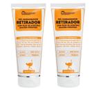 Kit 2 Retirador Gel para Massagerm c/Oleo de Avestruz Amazon Struthio 170g