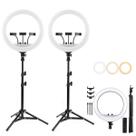 Kit 2 Ring Light Profissional Anel De Luz 18pol 45cm C/ USB