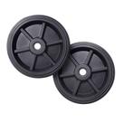 Kit 2 Rodas 9 Polegadas Maciças de Borracha para Carrinho de Carga - NV150