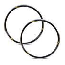 Kit 2 Rodas Aro 700c/36 Furos Freio V-Brake Valvula Presta Spin Vzan