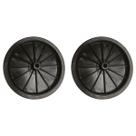 Kit 2 Rodas Para Carrinho De Feira Roda 15cm Reforçada