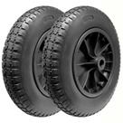 Kit 2 Rodas Pneumáticas 325x8 Ou 36cm Carrinho Carga 120kg
