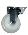Kit 2 Rodizios Nylon 4pol. Base Placa Girat. 170kg Por Roda