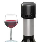 Kit 2 Rolhas Vinho Preta Pressão Vedada Anti Vazamento
