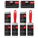Kit 2 Rolo Adesivo 4 Refil 180 Folhas Tira Pelos Bolinha Fiapos Roupa Powermaid