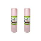 Kit 2 Rolo Forro Anti-mofo Armário Gaveta Japonês Rosa