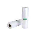 Kit 2 Rolo Plástico Seladora vácuo 25cm 5mts Gofrado Transp.